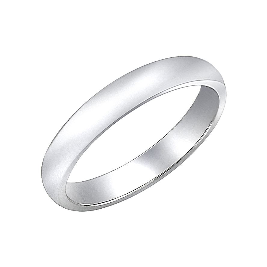 обручальное кольцо из платины 900 пробы с  01О090308-900