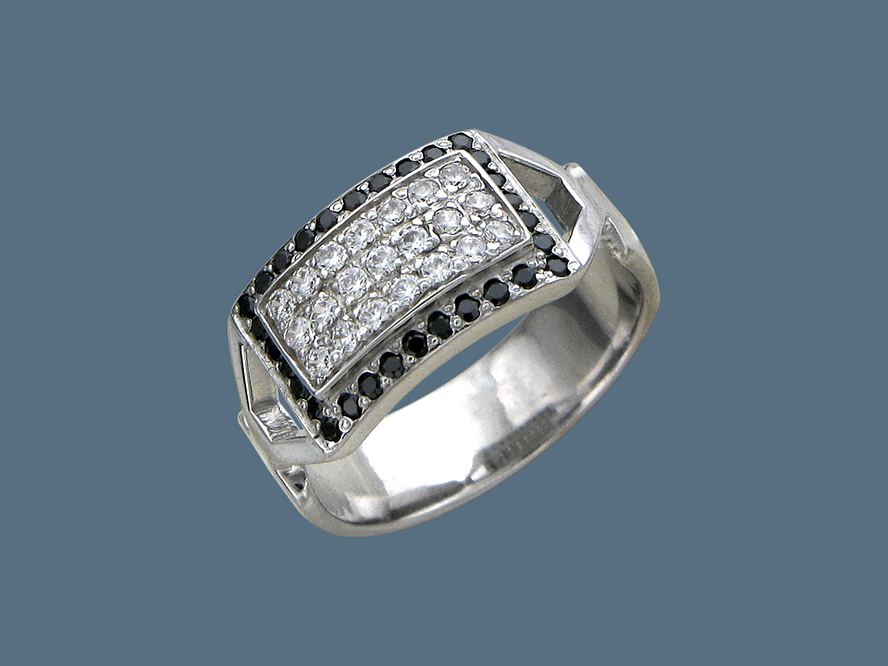 кольцо из серебра 925 пробы с фианитом У15К250139-1